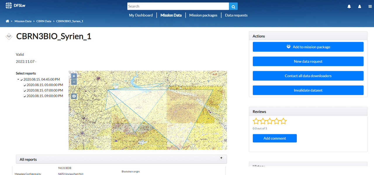 FUSION provides built-in visualization for several data formats, e.g. ADatP-3 messages for CBRN information.